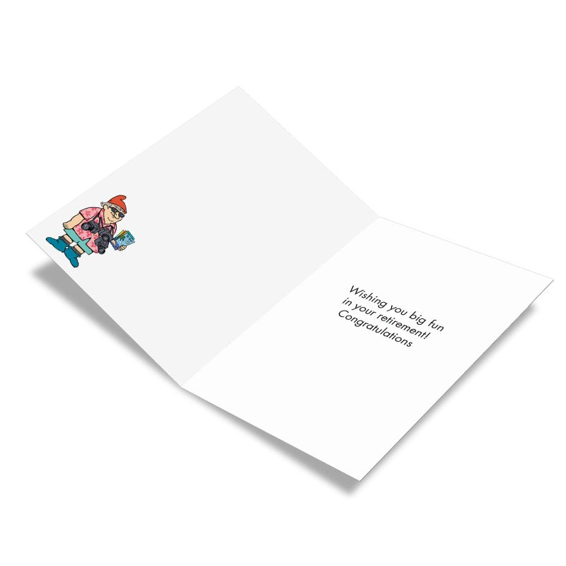 NobleWorks, Seven Dwarves of Retirement - Funny Retirement Card with Envelope - Animated Farewell Cartoon Notecard C7246RTG - Image 2